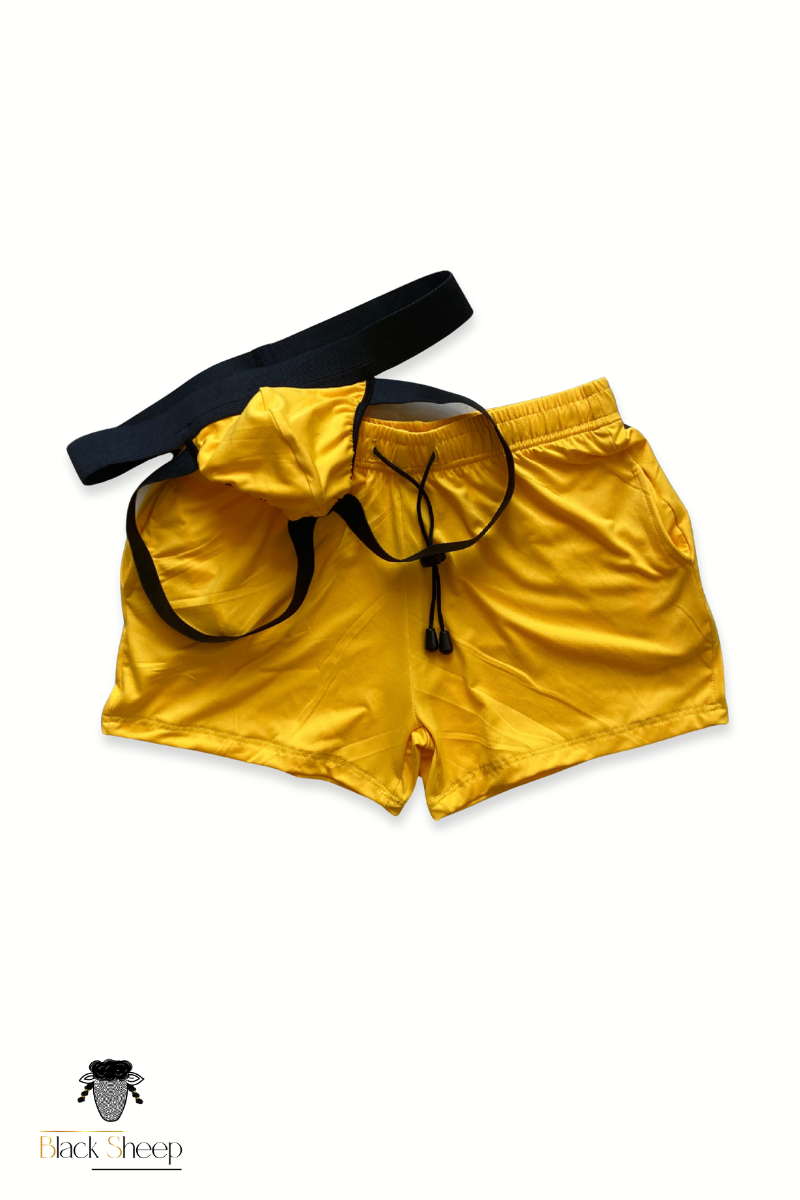 Conjunto Deportivo- Jockstrap push-up + shorts - Imagen 15