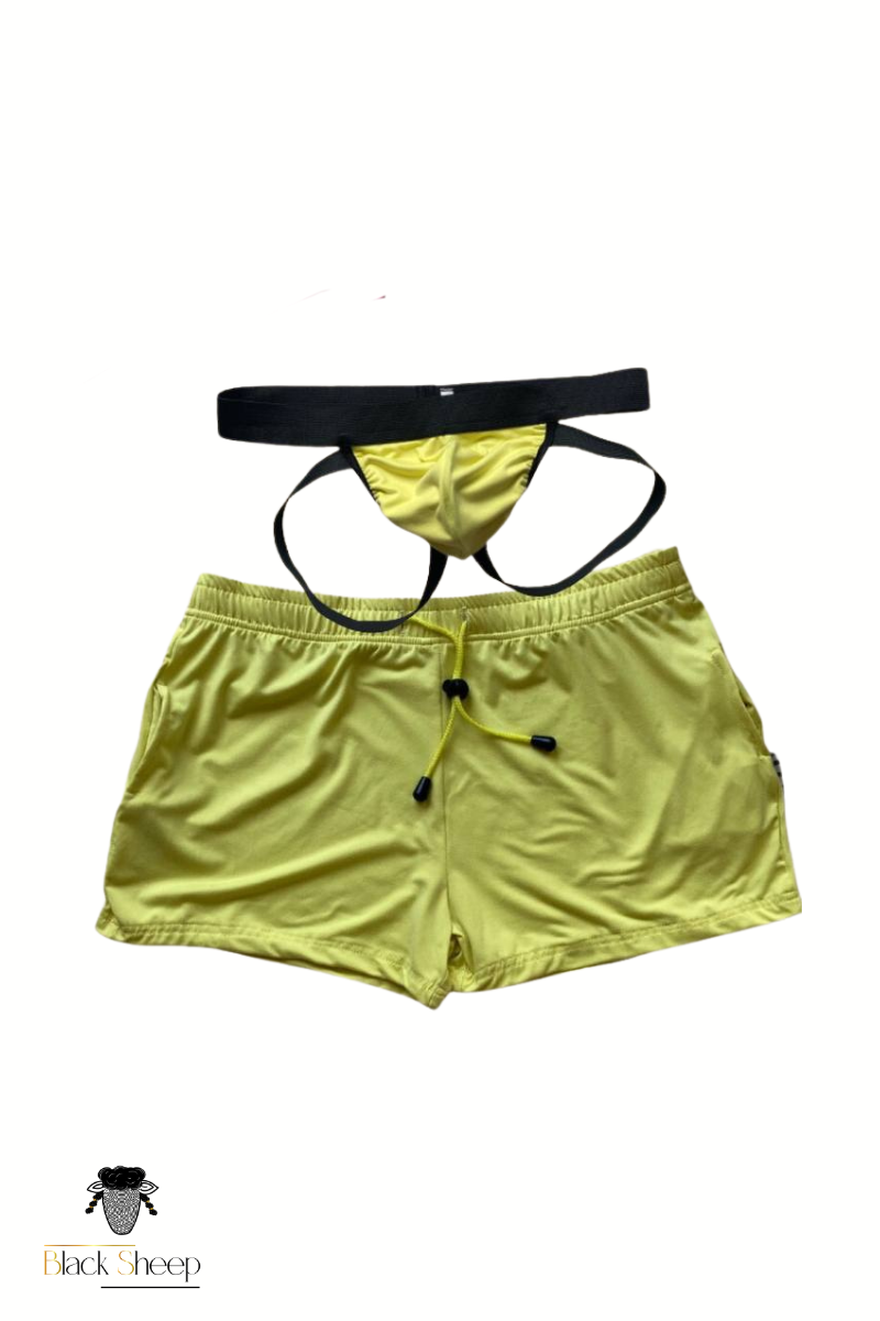 Conjunto Deportivo- Jockstrap push-up + shorts - Imagen 19