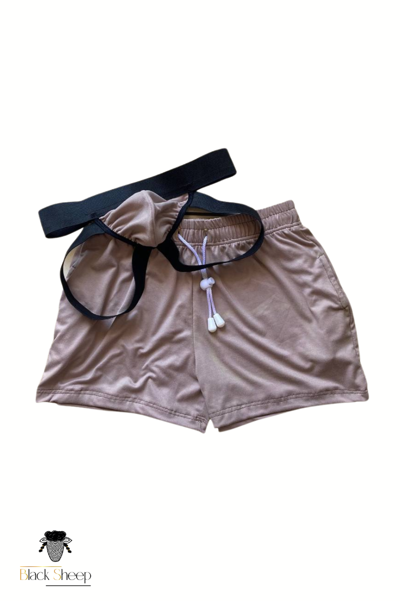 Conjunto Deportivo- Jockstrap push-up + shorts - Imagen 4