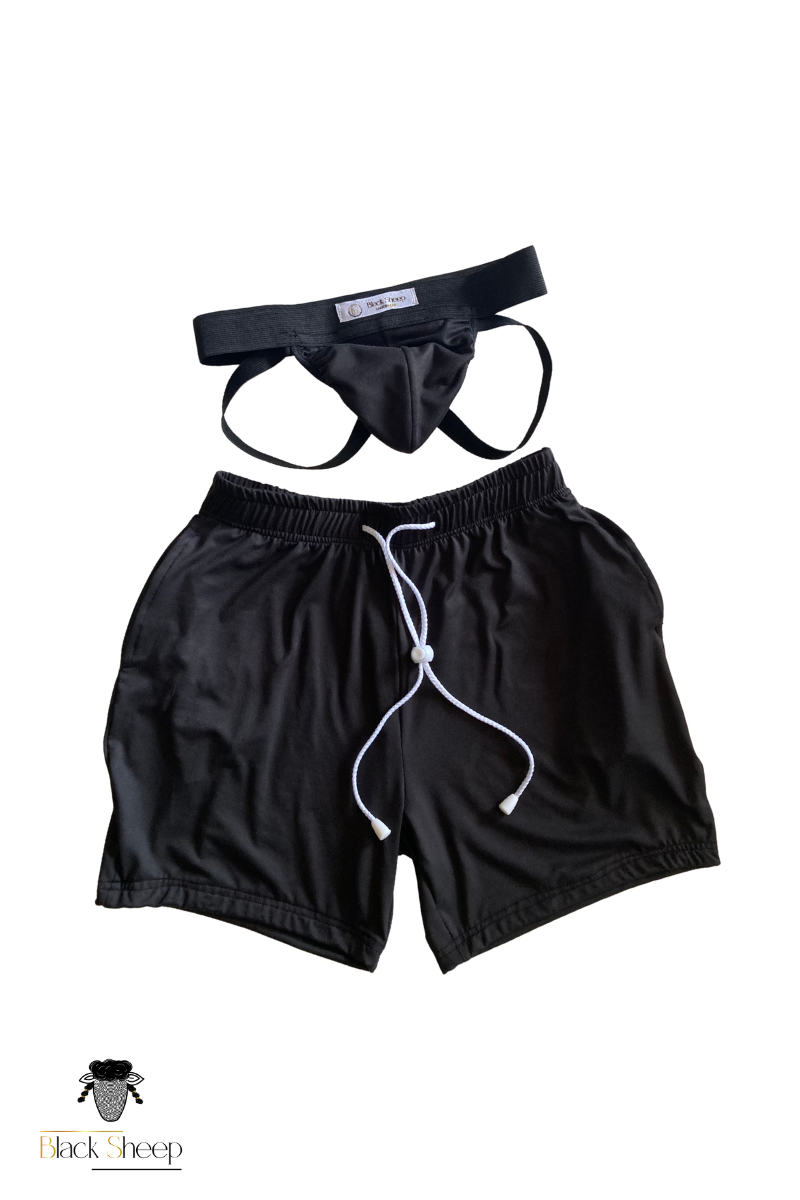 Conjunto Deportivo- Jockstrap push-up + shorts