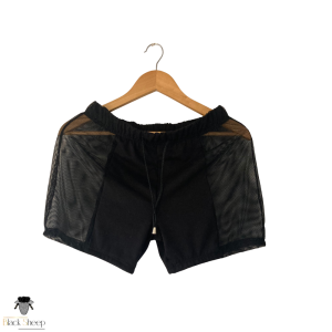 Half Transparency Short | Short con laterales de mesh y centro cubierto.
