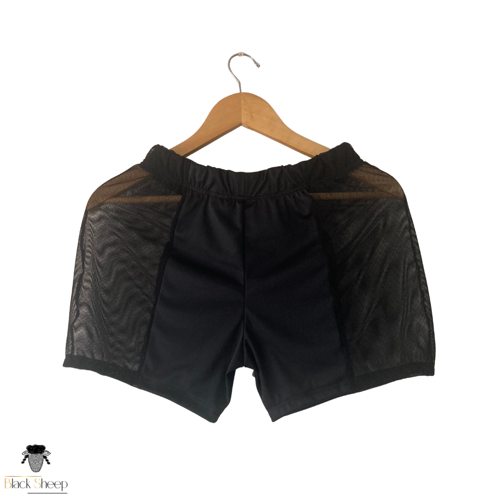 Half Transparency Short | Short con laterales de mesh y centro cubierto. - Imagen 3